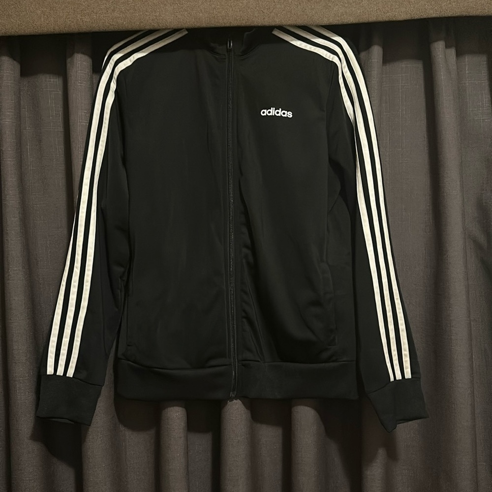 Adidas track suit jacket zip up